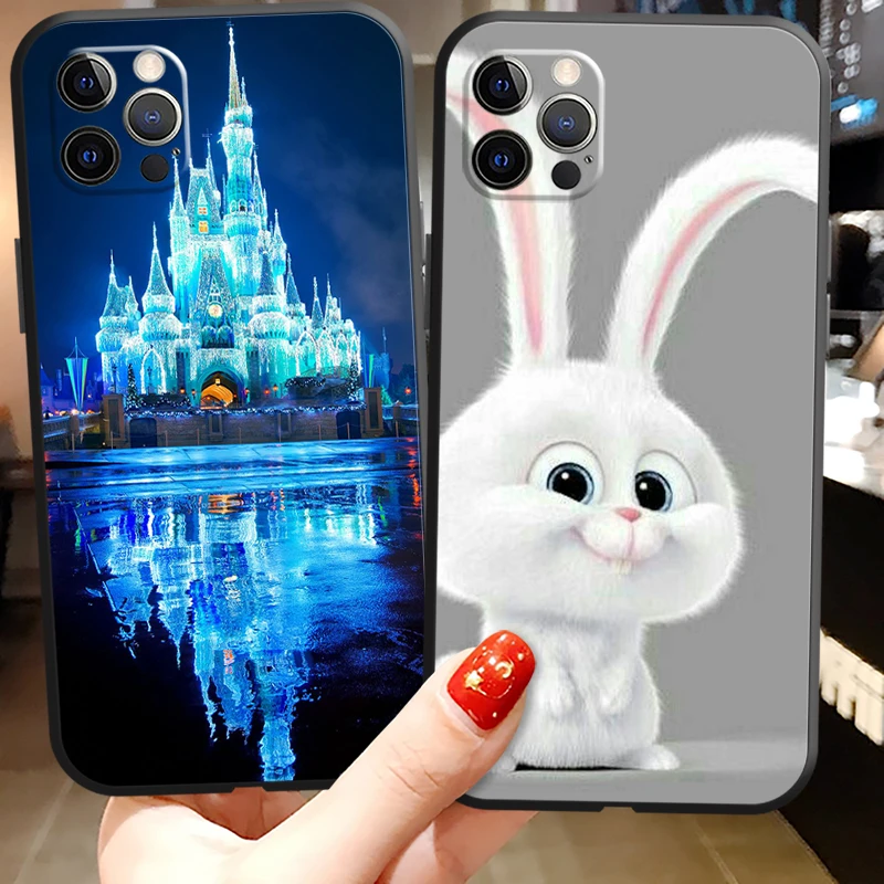 

Disney Princess Phone Cases For iPhone 11 12 Pro MAX 6S 7 8 Plus XS MAX 12 13 Mini X XR SE 2020 Soft TPU Coque Funda Back Cover