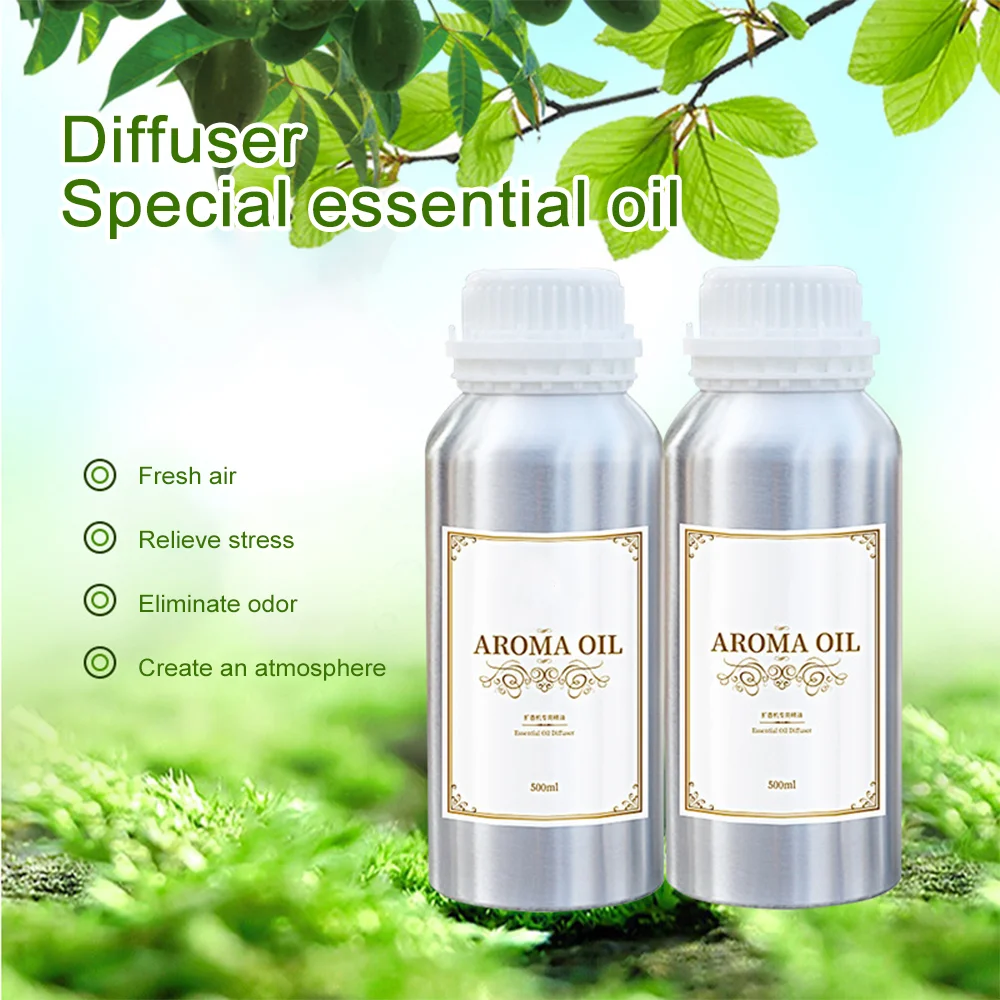 

500ml 100ml Hotel Essential Oil Fragrance Diffuser Pure Essential Oil Is Suitable For All Aroma Diffuser Machines