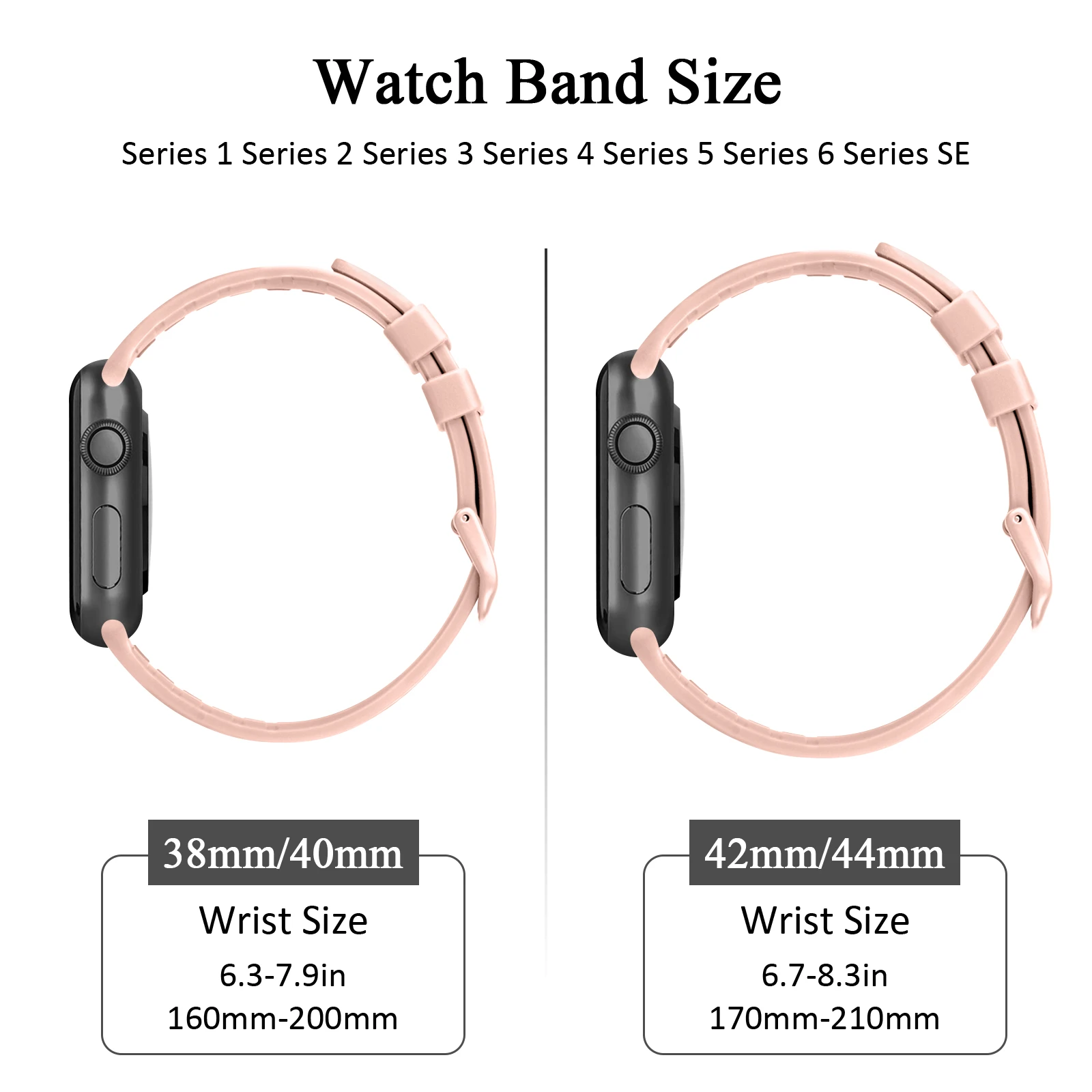 7pcs Silicone Strap For Apple Watch Series Ultra 49mm 7 8 41mm 45mm Bracelet For iWatch 6 5 4 3 2 1 SE 38mm 42mm 40mm 44mm Strap