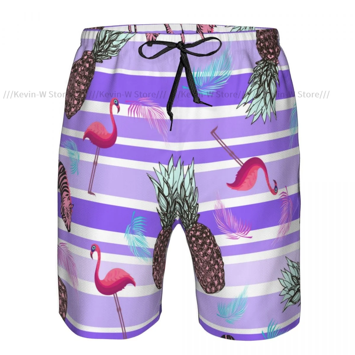 Быстросохнущие летние мужские купальники Короткие трусы для мужчин ананас