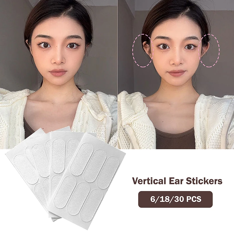 

6/18/30PCS Elf Ear Stickers Veneer Ears Become Ear Correction Vertical Stand Ear Sticker Magic Photo Stereotypes V-Face Stickers