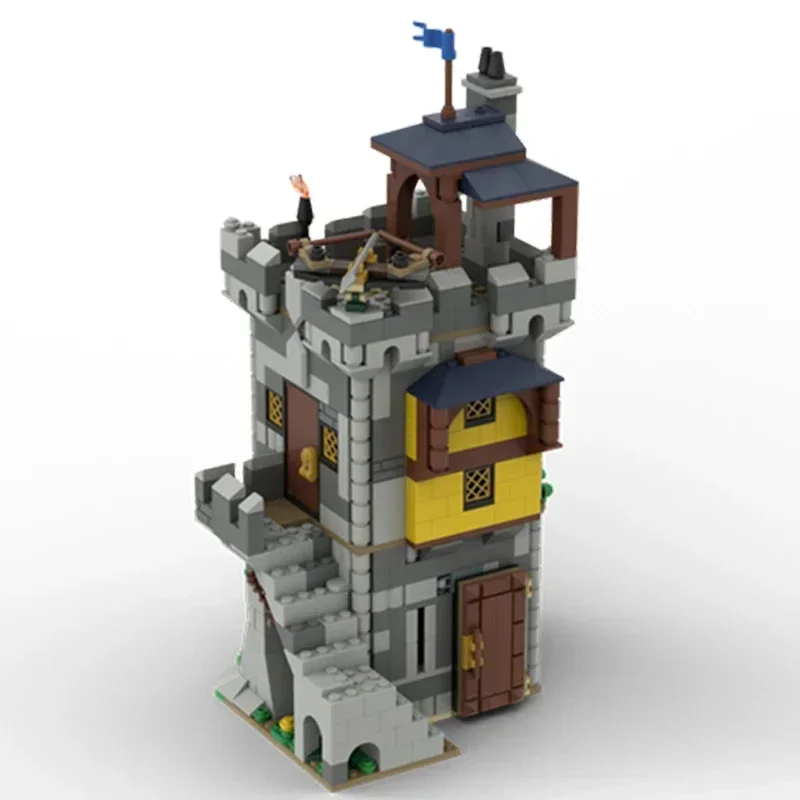 Технические Moc Bricks, модель крепости, альтернативная часовая башня, модульные строительные блоки, подарки, игрушки для детей, наборы «сделай сам», сборка (art.: 3920cce66bfcd) - 3920cce66bfcd