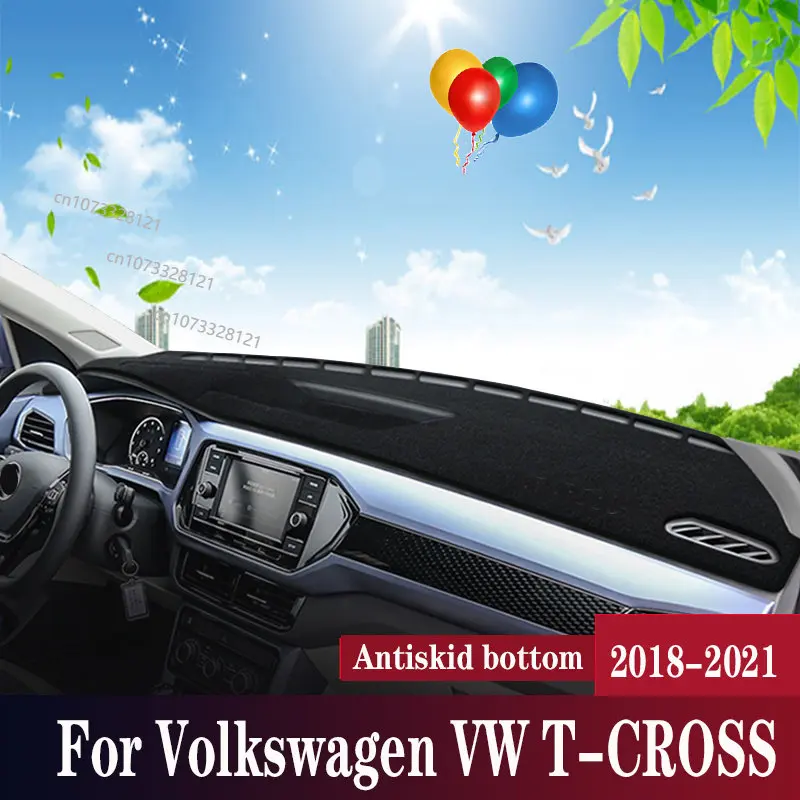 

Для VW T-CROSS T CROSS 2018-2021коврик для приборной панели автомобиля, аксессуары для защиты приборной панели от солнца
