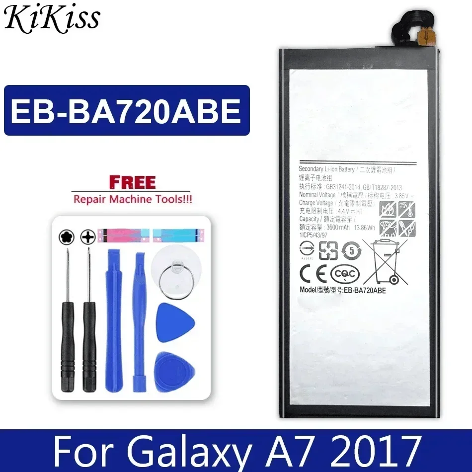 Аккумулятор для Samsung A3 A5 A7 2015 2016 2017 Edition A300 A310 A320 A500 A510 A520 A700 A710 A720 EB-BA310ABE Galaxy A8 A9