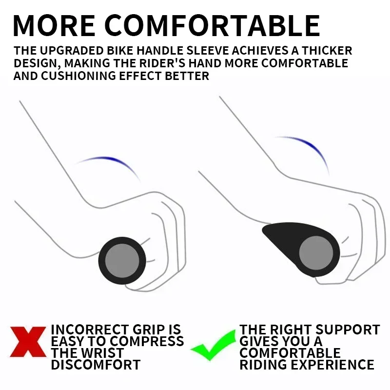 BUCKLOS велосипедные ручки на руль расширенный замок велосипедной ручке