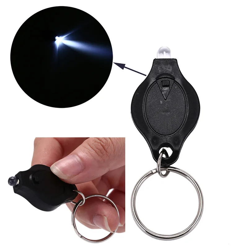 

Mini Pocket Keychain Flashlight Micro LED Squeeze Light Outdoor Camping Ultra Bright Emergency Key Ring Light Torch Lamp