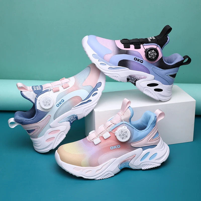 Breathable Children Sneakers Fashion Girls Boys Running Shoes Comfortable Kids Sports Shoe Breathable Mesh Child Casual Sneaker