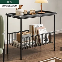 side table movable small coffee table small table sofa side cabinet side cabinet with wheeled trolley living room storage rack