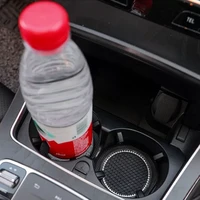 car tools car non slip water cup pad diamond rhinestone bling decoration auto interior cup bottle anti skid rubber mat car acces