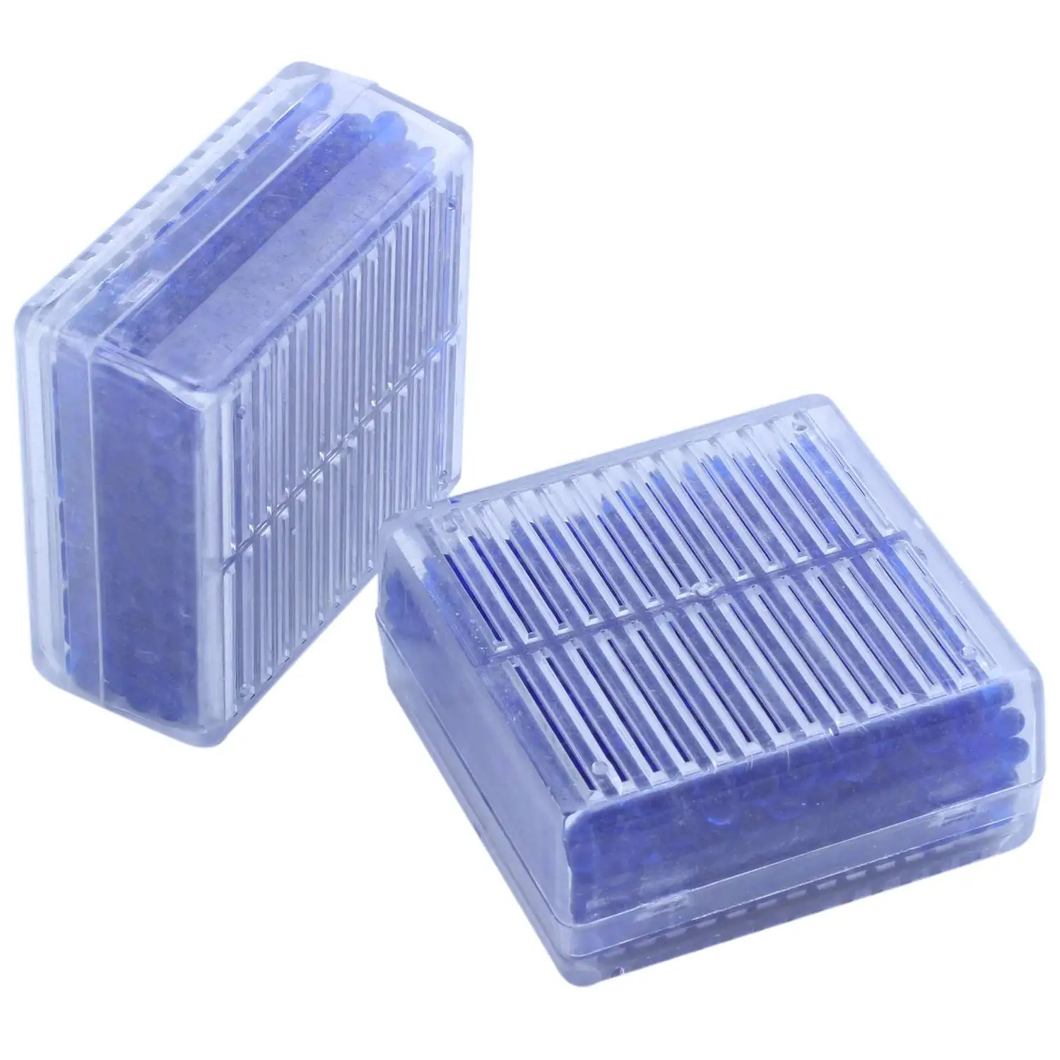 2pcs Blue Indicating Silica Gel Desiccant Moisture For Absorb Box Reusable