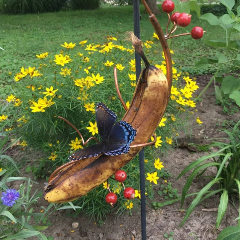 Гамак-банан-бабочка уличная подвесная кормушка-бабочка для среды обитания