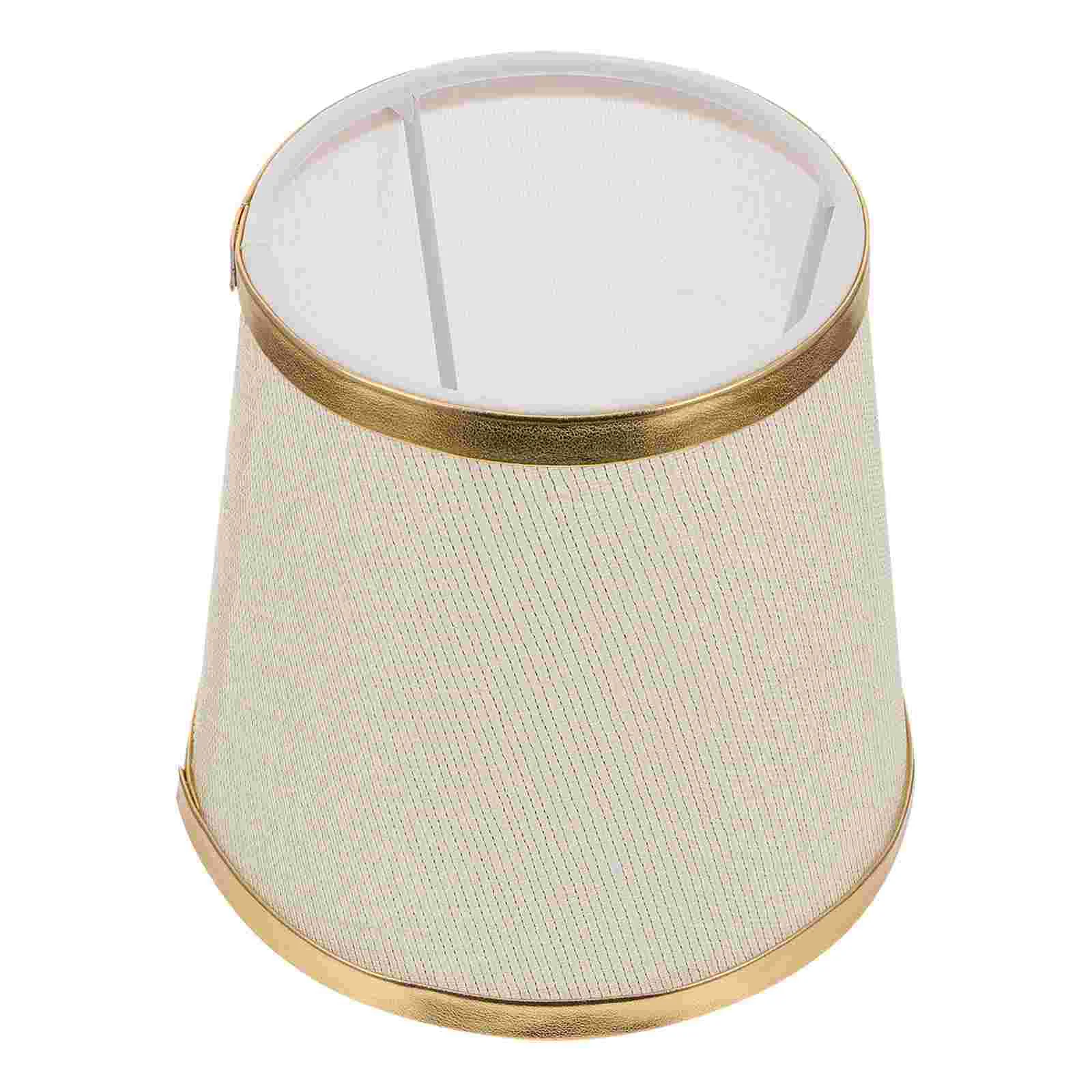 

Lamp Shade Lampshadeclip Bulb Cloth Pendant Replacementchandelier Table Shades Fabric Small Light Cover Style European Mini