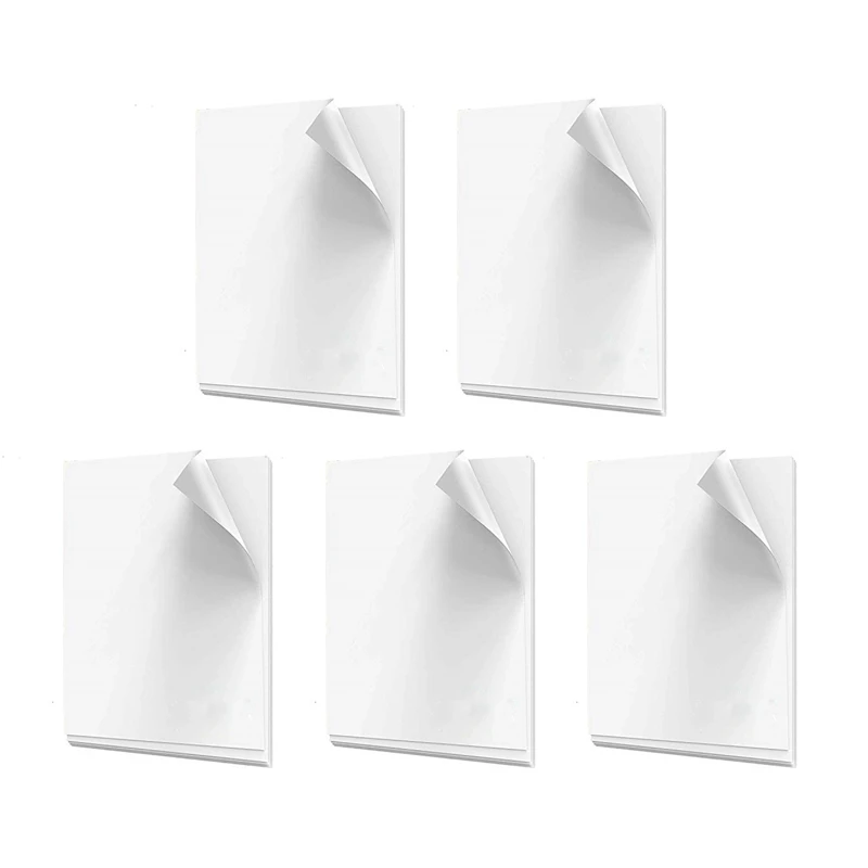 

Premium Printable Waterproof Vinyl Sticker Paper For Inkjet And Printer 210X280mm 150 Sheets Matte White Decal Paper