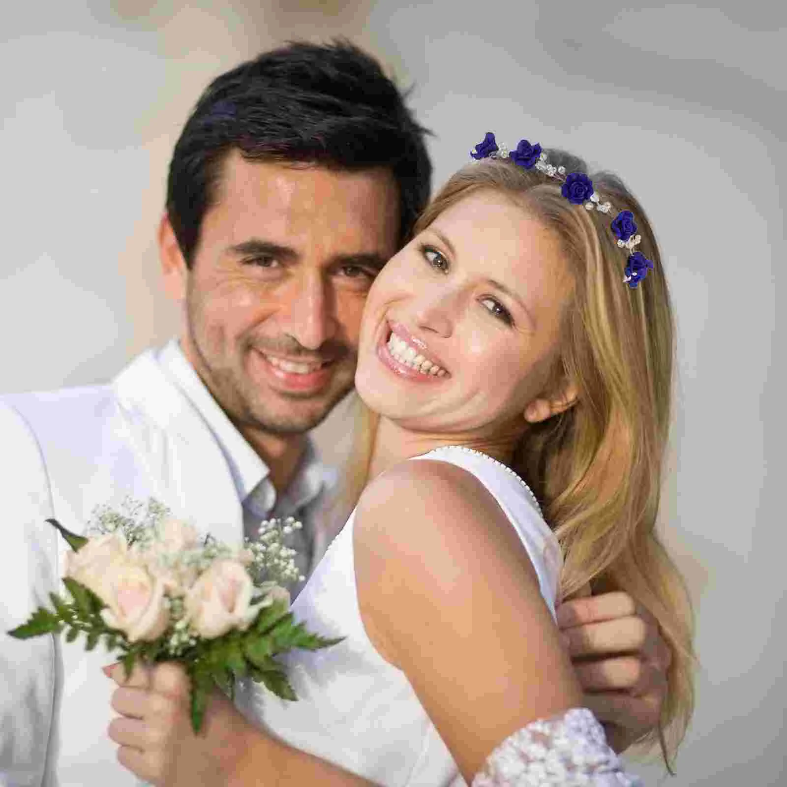 Полимерная керамика повязка на голову с цветком тиара для трупа невесты