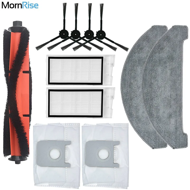 

Replacement Spare Parts For Xiaomi Roidmi Eve Plus Dust Bag Corner Brush Mop Cloth Robot Vacuum Cleaner Accessories Consumables