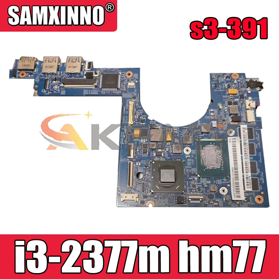 

AKEMY laptop motherboard for acer asipre s3-391 NBM1011005 intel i3-2377m hm77 gma hd 3000 ddr3