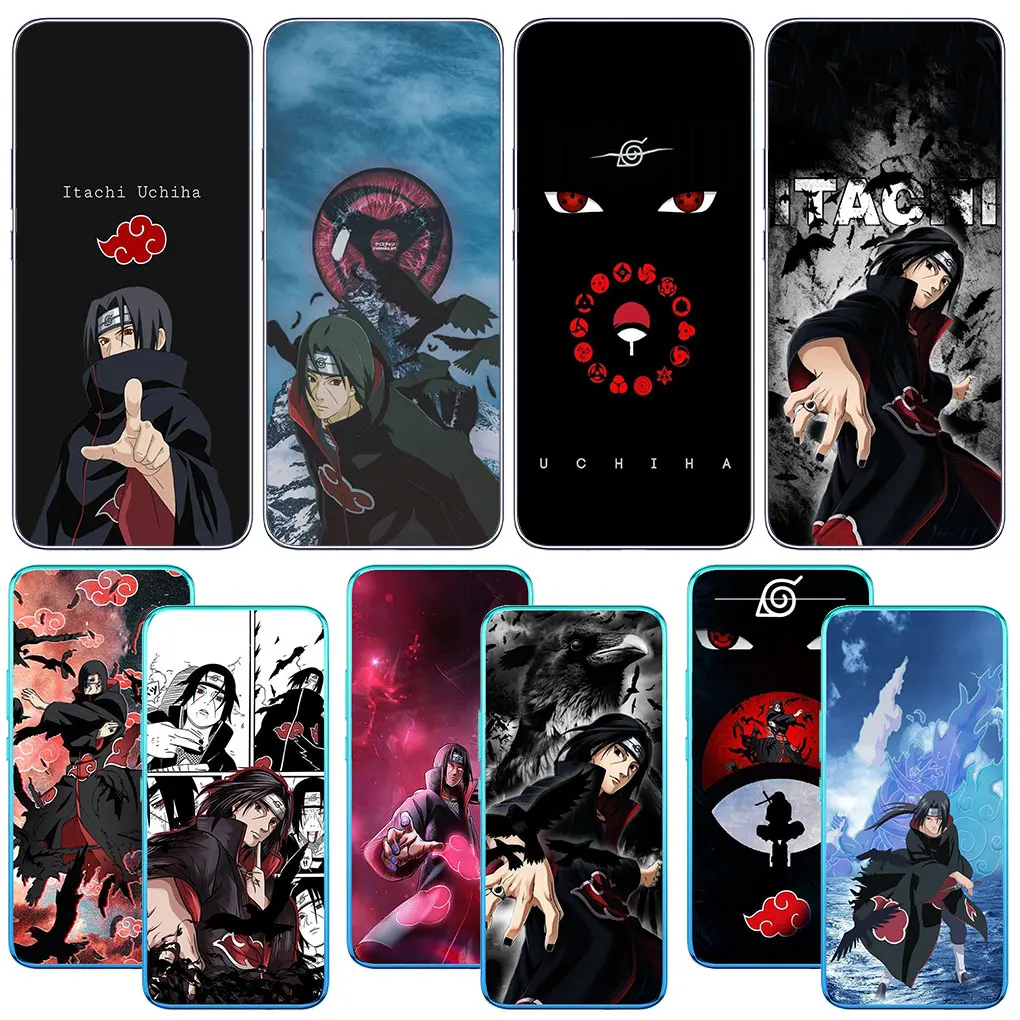 Чехол для телефона с аниме акацукис Итачи учиhas Samsung Galaxy A04 A05 A14 A15 A23 A34 A35 A54 A55 M23 M33 M52