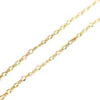 link chaingold color plated brass3mm waves layered stackable necklacebracelet chainsjewelry necklace making1meter