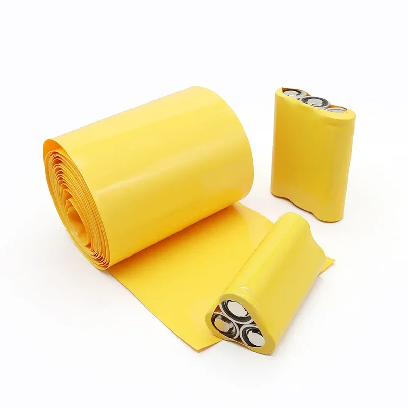 

2 м 18650 ПВХ термоусадочная трубка, аккумулятор, черный, ширина 17 мм ~ 103 мм, изолированный литиевый корпус, кабельный рукав, термоусадочная пленка