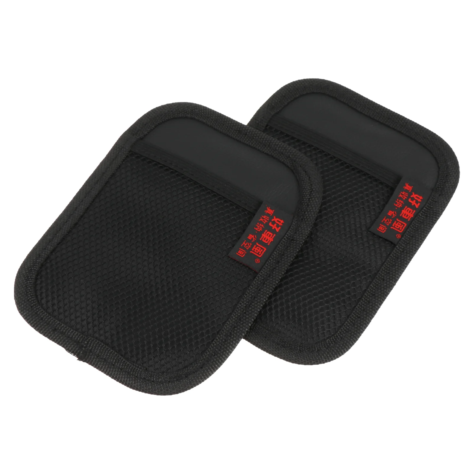 

2 Pcs Car Pu Net Bag Automobile Seat Storage Telephone Pouch Sundries Microfiber Car-mounted