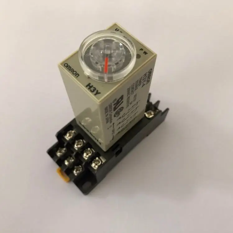 

1pcs H3Y-4 Delay Timer Time Relay AC220V 110V DC24V 3S/5S/10S/30S/60S/3M/5M/10M/30M/60M 14 Pin with Base
