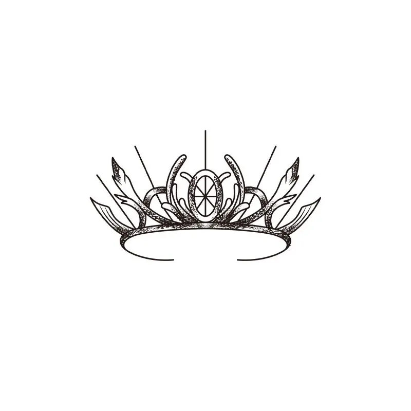 

Fake Tattoos for Women Queen's Crown Clavicle Herbal Juice Tattoo Sticker Waterproof Hotwife Art Festival Temporary Tattoo Body