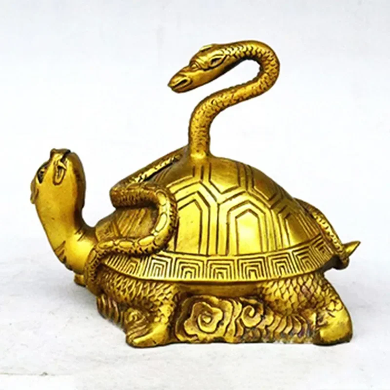 Латунные украшения Сюаньу изысканная бронзовая посуда поделки для дома