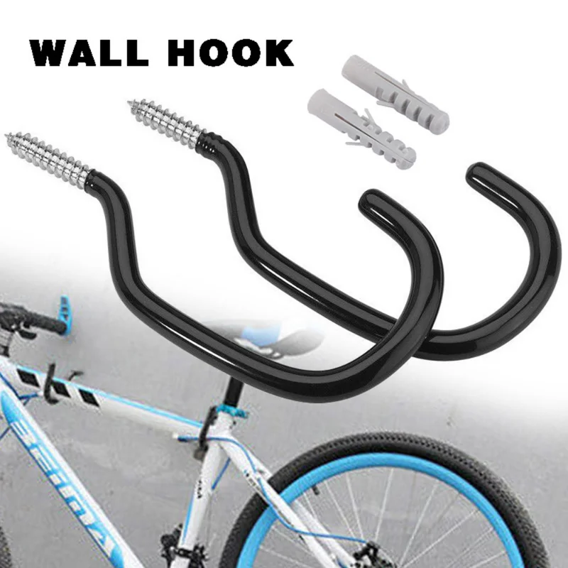 

2Pcs Bike Wall Stand Holder Large Road Bicycle Storage Hooks Wall Mount Bike Cycle Hanger Brackets Cycling Bicycle Parts