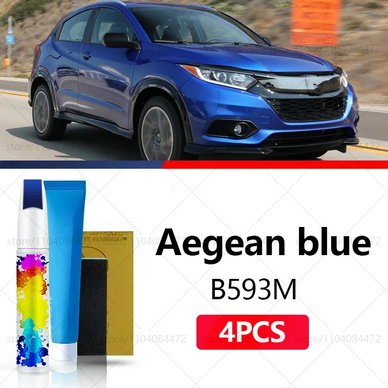 

Ручка для ремонта автомобильной краски для Honda HR-V 1996-2025 годов, аксессуары для ремонта царапин, 4 шт., черный NH731P, белый, NH883P, синий B593M, серебристый