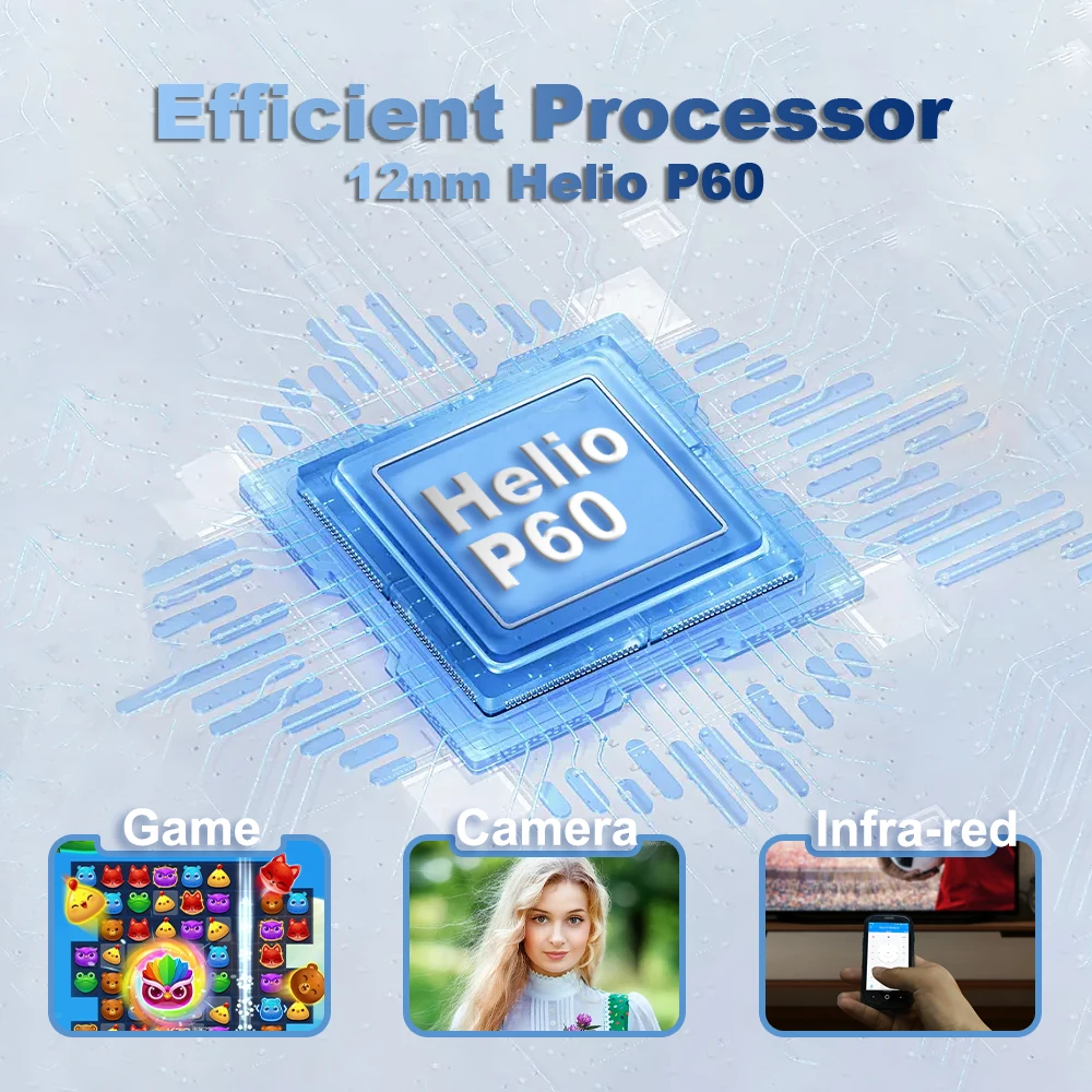 Unihertz Jelly 2 Mini Phone Pocket Android 11 Helio P60 Octa Core 4G LTE Dual-SIM Unlocked Smartphone 6GB+128GB NFC Cellphone