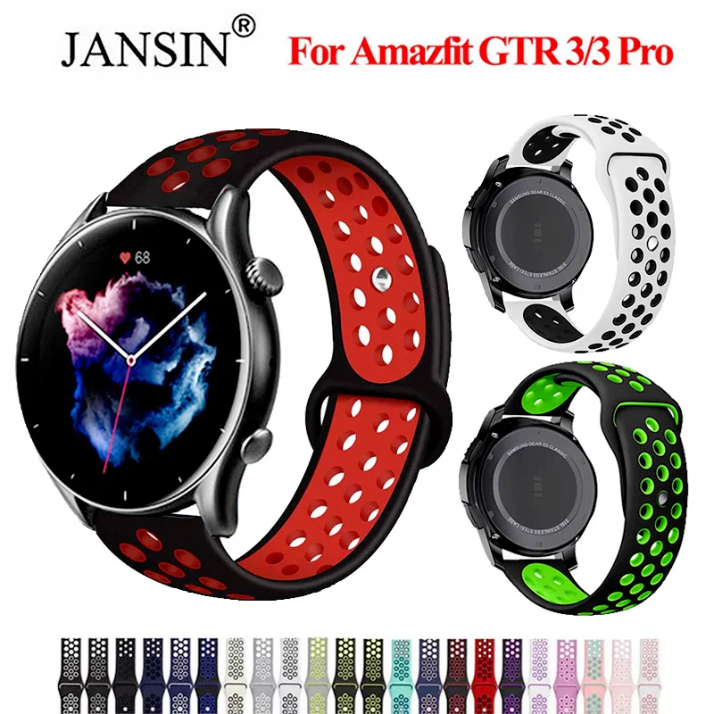 

Silicone Bracelet For Huami Amazfit GTR 3/GTR 3 Pro correa Watch Band Wrist Strap For huami Amazfit GTR 3 3 Pro Smartwatch Strap