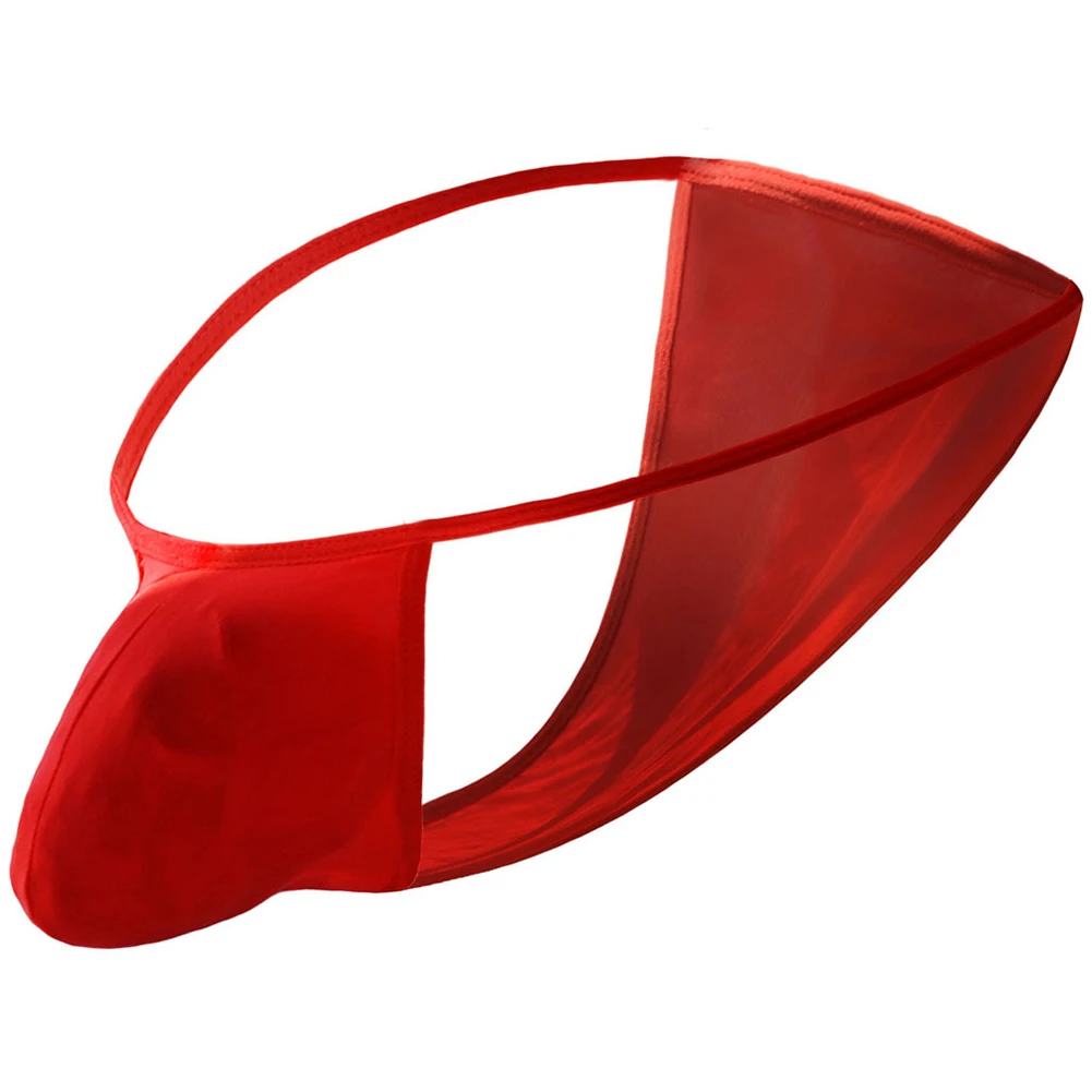 Мужская сумка для нижнего белья из ледяного шелка нижнее белье-бикини выпуклая