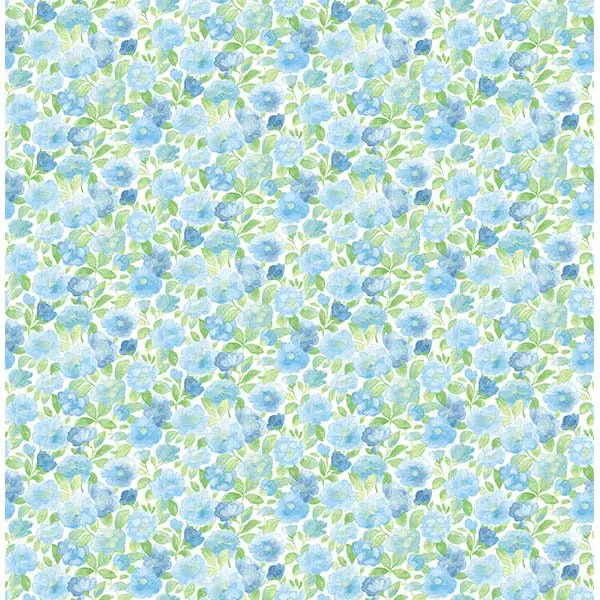 

Elsie Sky Blue Floral Wallpaper Home Decor Wallpaper