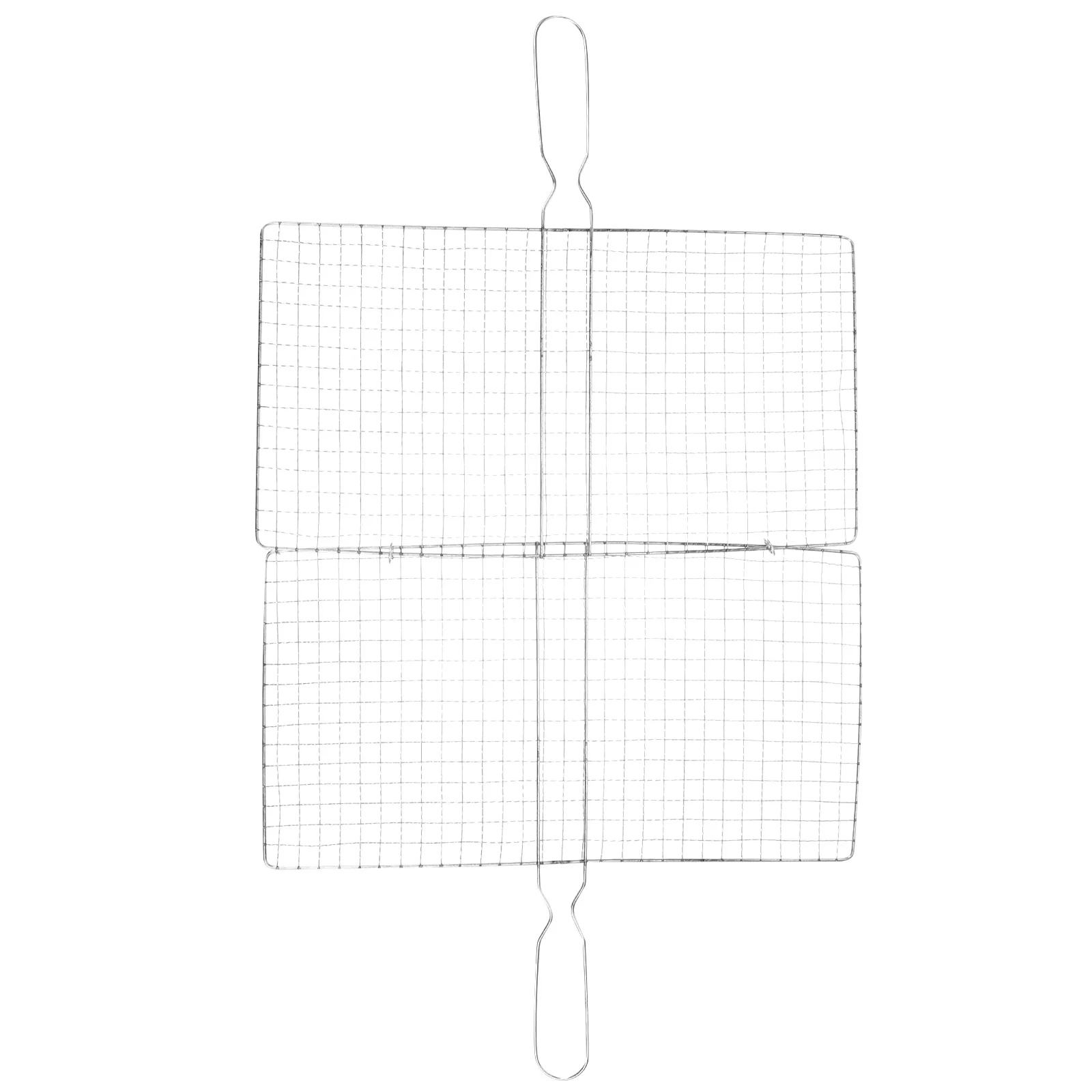 Аксессуары для гриля сетка барбекю корзина рыбы уличная серебряная из