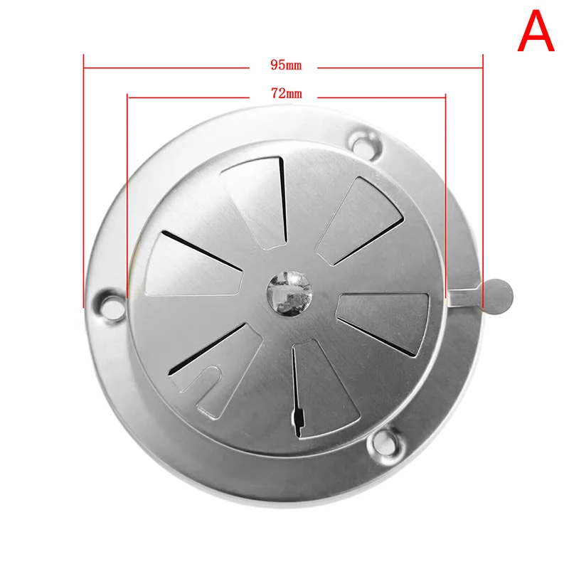 

Регулируемая вентиляционная решетка TPXCKz из нержавеющей стали 95/125 мм