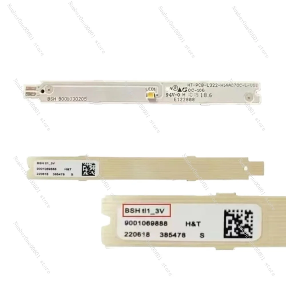 1шт BSH 9001030205 9001069888 Светодиодная лента охлаждения 3 В 6 для деталей холодильника