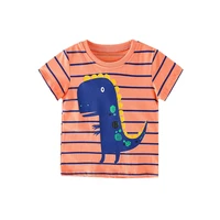 jumping meters new arrival dinosaurs kids t shirts hot selling baby cotton clothes childrens tees tops cotton summer clothes