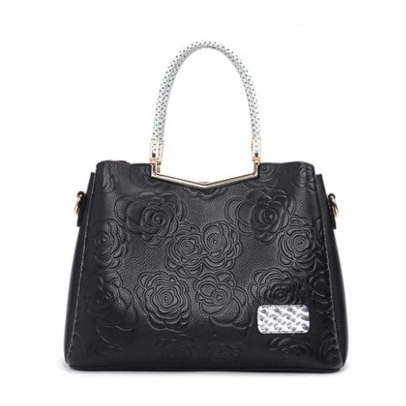 

Luxury designer handbag embossed bag tote bags for women handbags bolso bimba y lola Women's bag real leather handbag Female bag