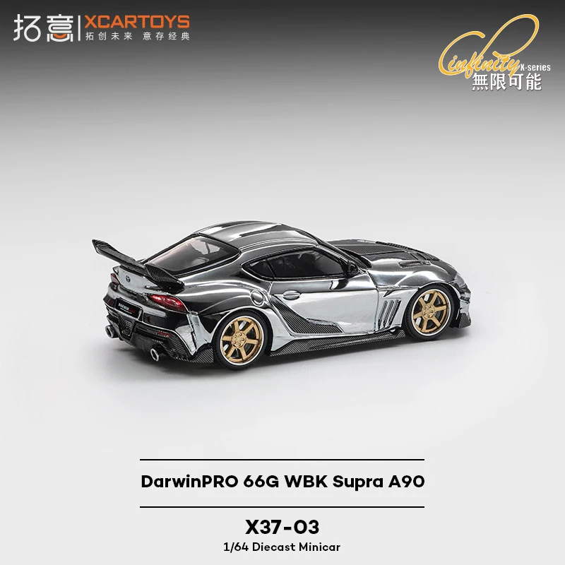 Фото Xcartoys 1:64 X37-03 DarwinPRO 66G WBK Supra A90 Коллекционная модель автомобиля из литого сплава №3