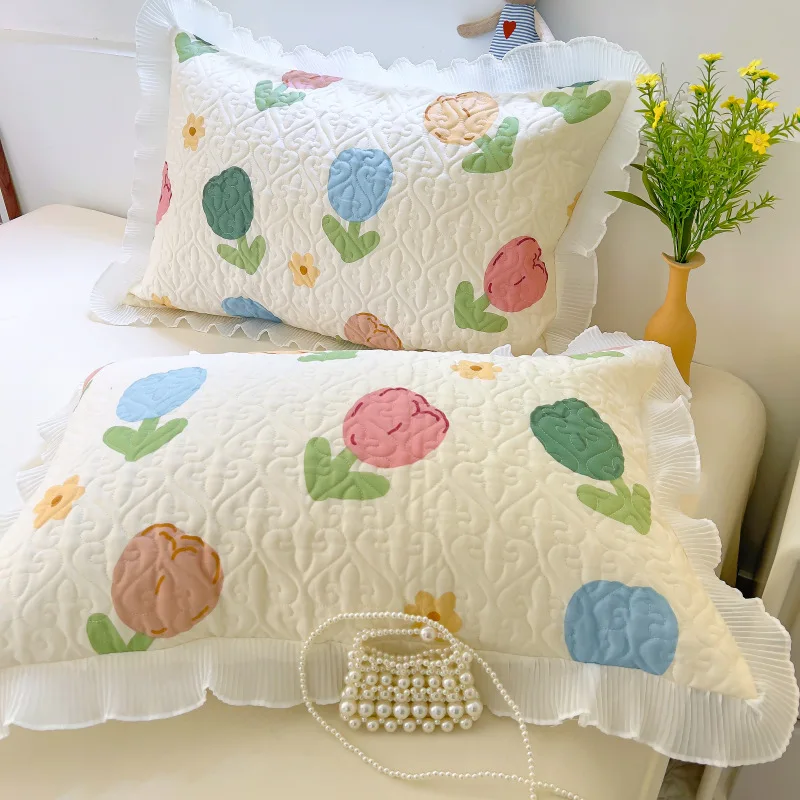 

ЧАУСУБ Стеганые хлопковые наволочки 2 шт