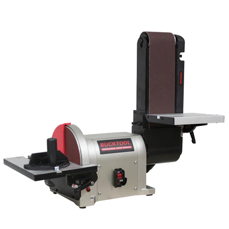 

220V/900W Abrasive Disc Machine Belt Sand Paper Machine Sanding Polisher Sharpener Desktop Multi-Function 2980r/min