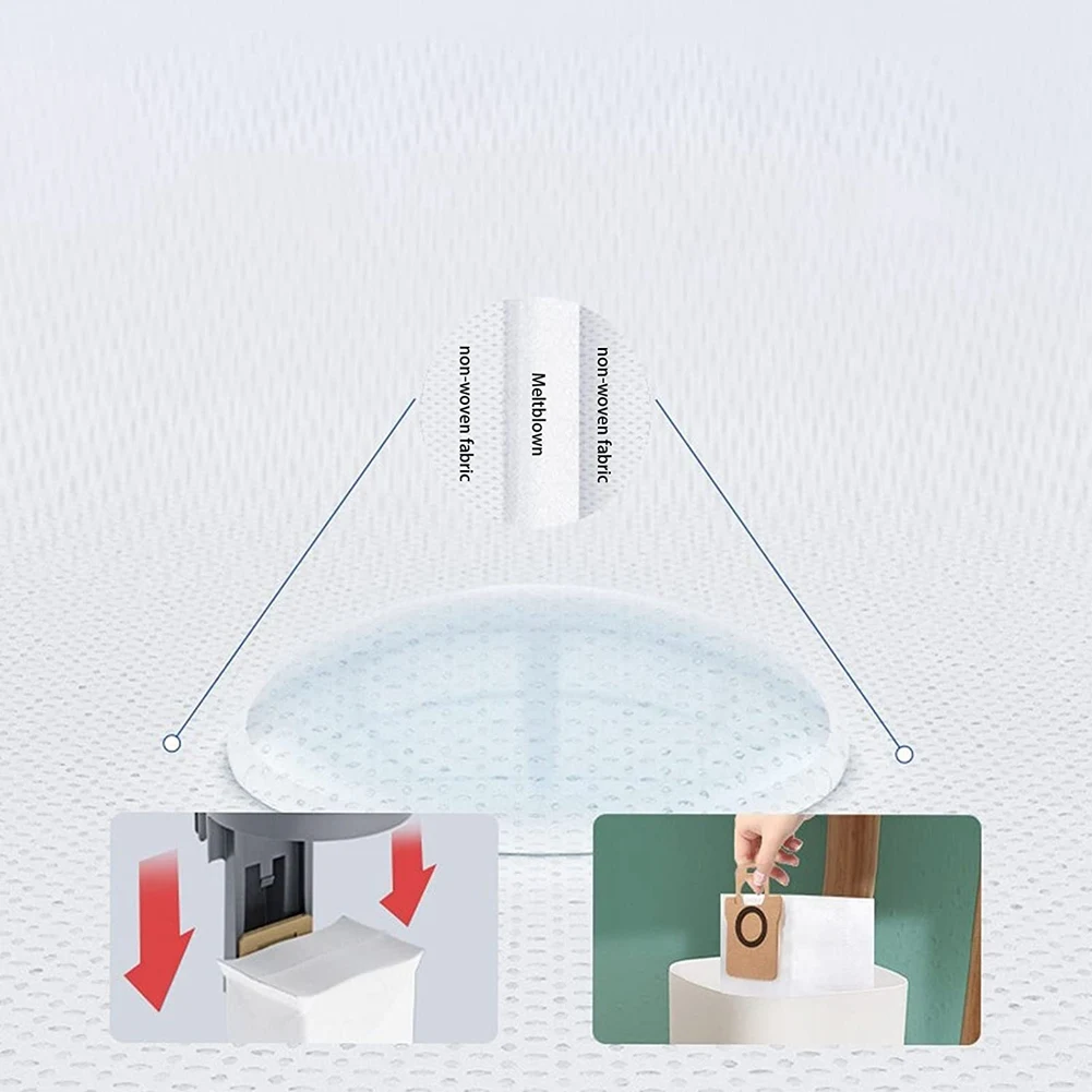 Сменный комплект пылесборника из 6 шт. для робота-пылесоса Xiaomi Mijia B101CN/Dream S10 Pro/Dreame