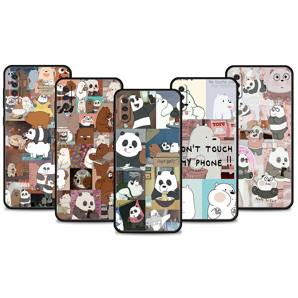 

Three bears We Bare Bear Phone Case For Samsung Galaxy A52s A73 A72 A53 A33 A32 A22 A13 A21s A12 A31 A51 A71 A41 A23 A11
