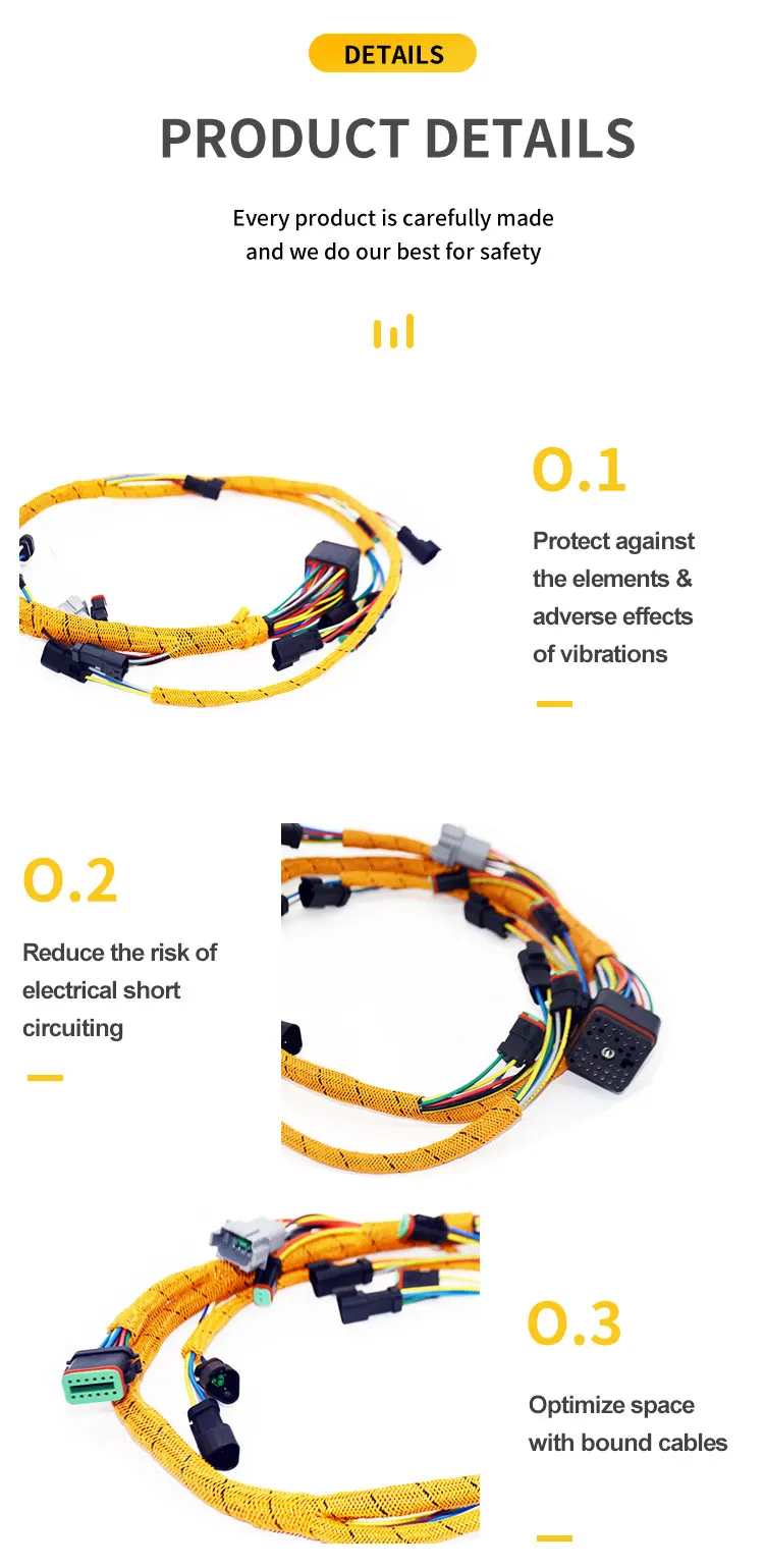 2065016 206-5016 C12 3176 Жгут проводов форсунок моторного масла для экскаватора E365B E345B