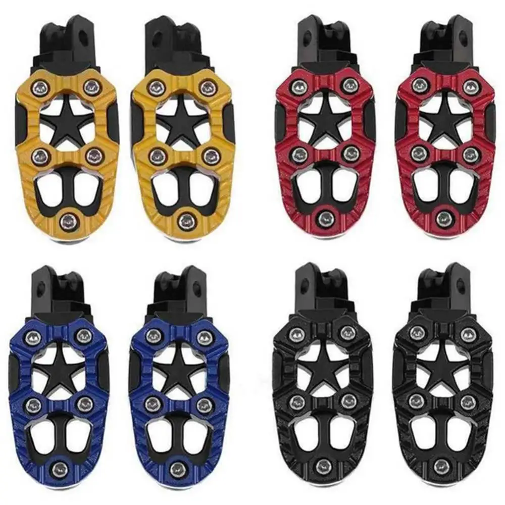 

2 шт./набор, Универсальные Металлические подножки для мотоцикла, 8 мм