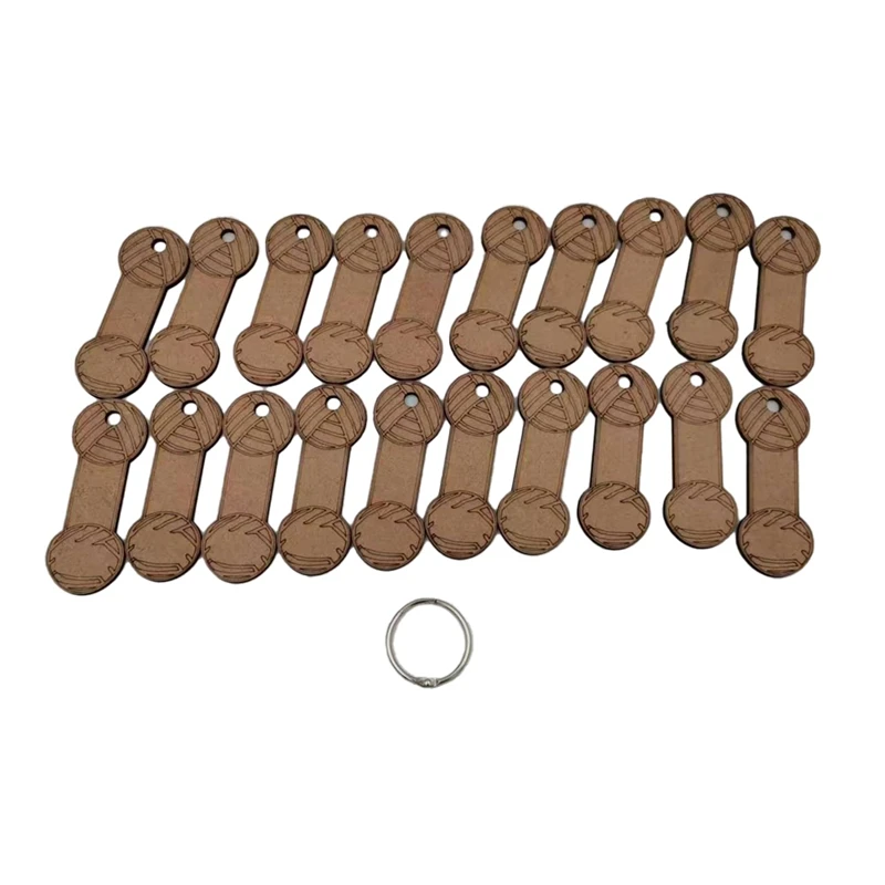 

Christmas Blank Yarn Pegs Yarn Swatches,Blank Yarn Peg For Wrapping Braided Rope And Sewing Thread Durable Easy To Use