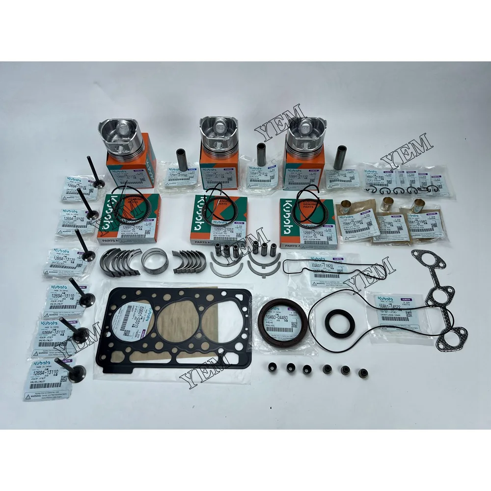 

New DF750 Cylinder Piston Kit With Ring For Kubota Excavator Diesel Engine.