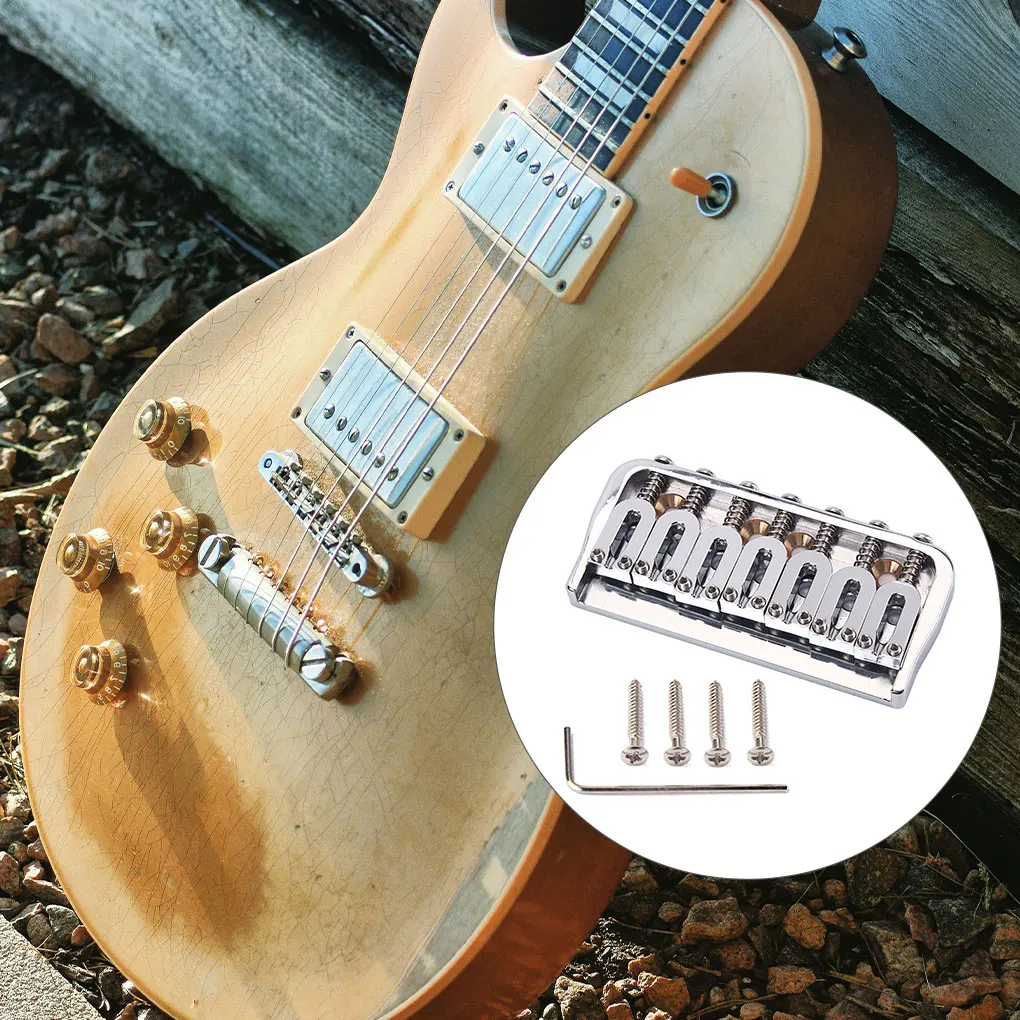 

Electric Bass Tuners Set Guitar Replacement Hardtail Bridge Music Lover