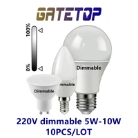 10pcs led bulb lamp spot candle lamp dimming 220v 5w 10w in accordance with erp2 0 for 90 dimmer applications month lamp
