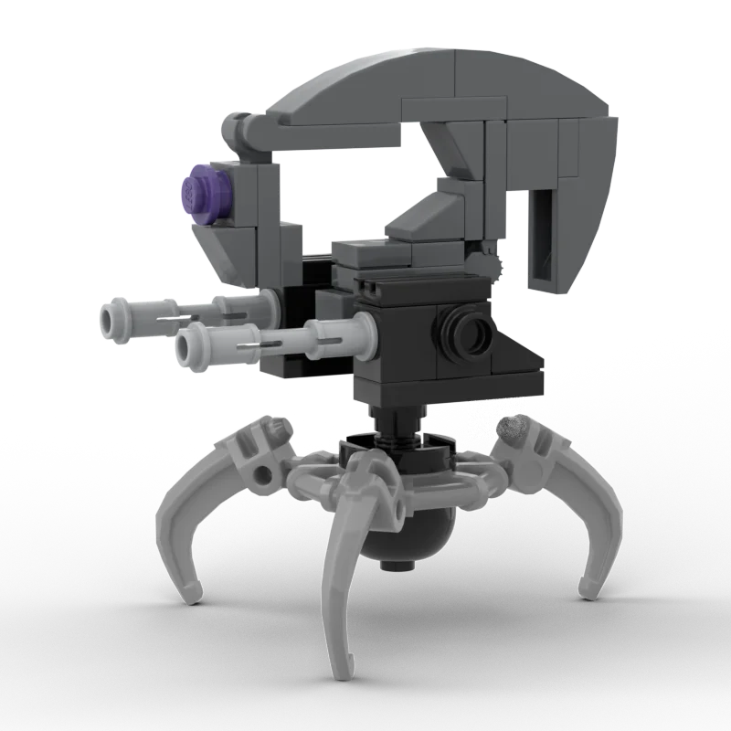 Конструктор MOC Military летающий мотоцикл робот-паук модель военного самолета